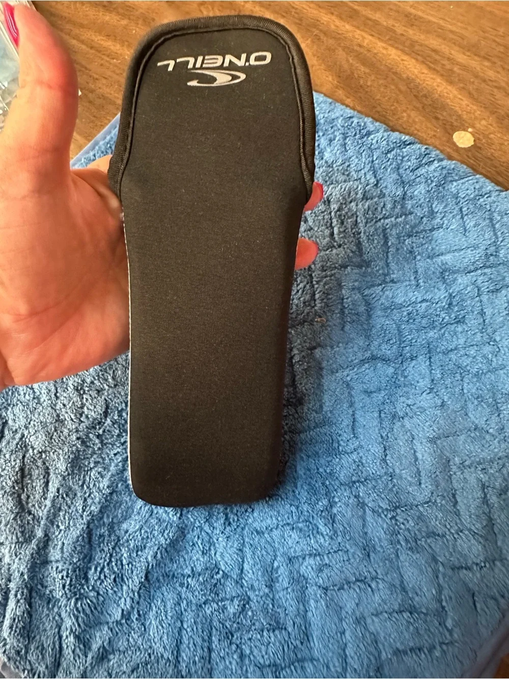 O'NEILL Black Neoprene Phone Holster with Logo